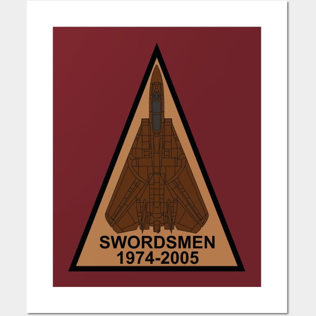 F14 Tomcat - VF32 Swordsmen Wall Art by MBK